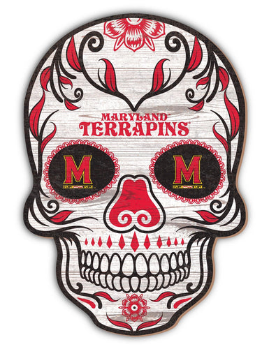 Maryland Terrapins 2044-12�? Sugar Skull Sign