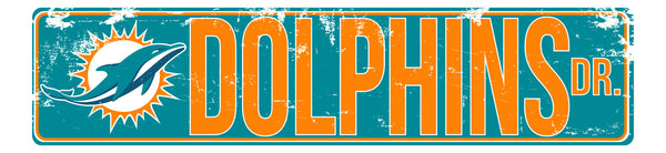 Miami Dolphins 0646-Metal Street Signs