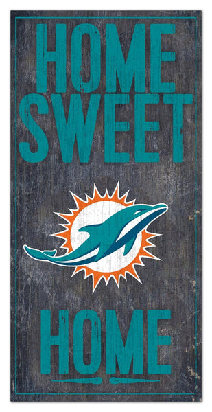 Miami Dolphins 0653-Home Sweet Home 6x12