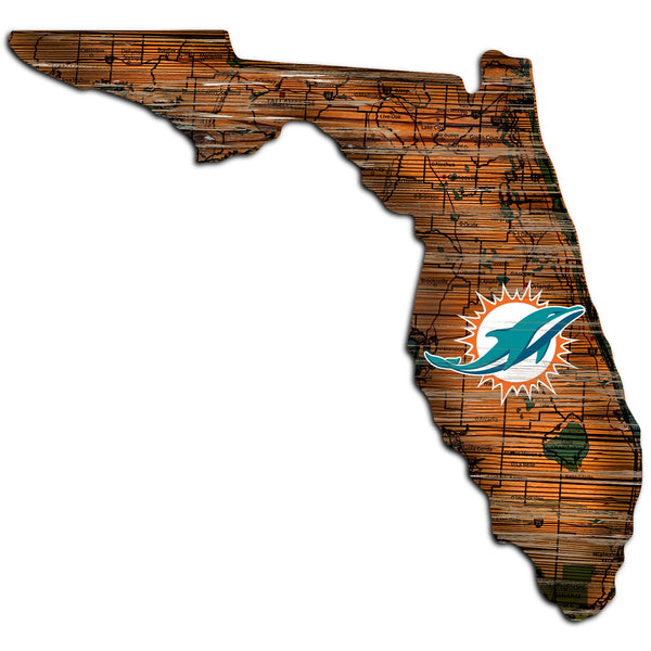 Miami Dolphins 0728-24in Distressed State