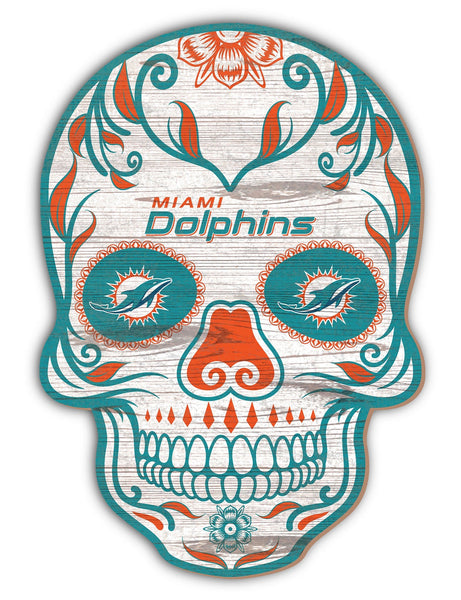 Miami Dolphins 2044-12�? Sugar Skull Sign