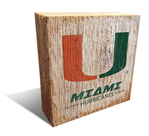 Miami Hurricanes 0907-Team Logo Block