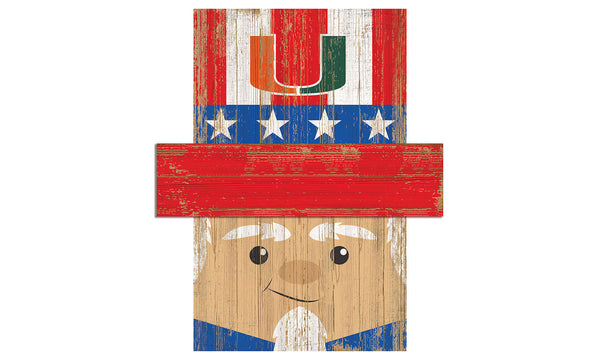 Miami Hurricanes 0917-Uncle Sam Head
