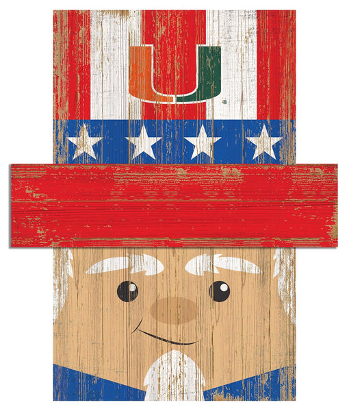 Miami Hurricanes 0917-Uncle Sam Head