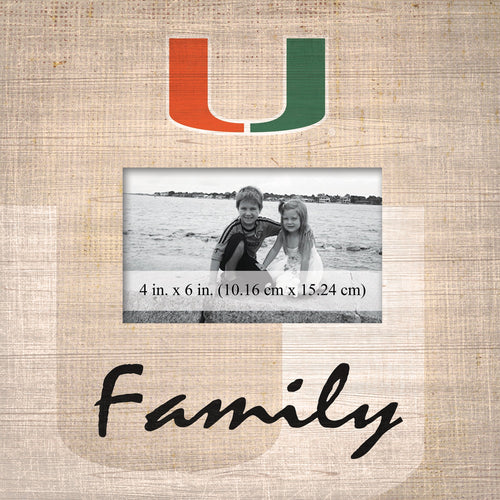 Miami Hurricanes 0943-Family Frame