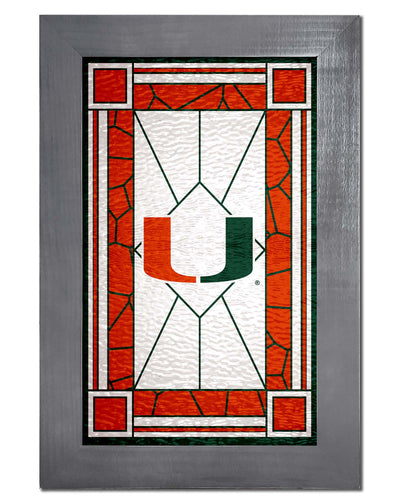 Miami Hurricanes 1017-Stained Glass