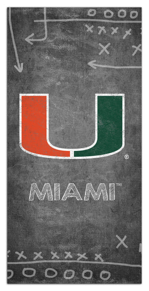 Miami Hurricanes 1035-Chalk Playbook 6x12