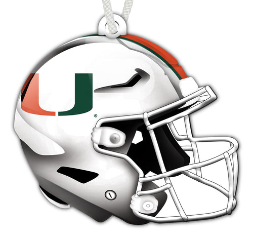 Miami Hurricanes 1055-Authentic Helmet Ornament