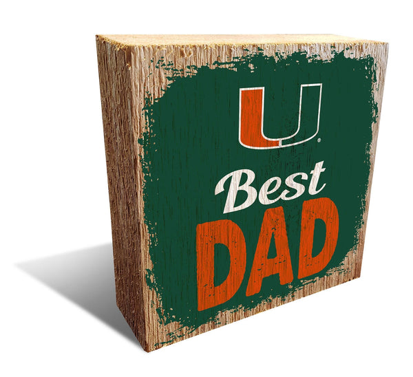 Miami Hurricanes 1080-Best dad block