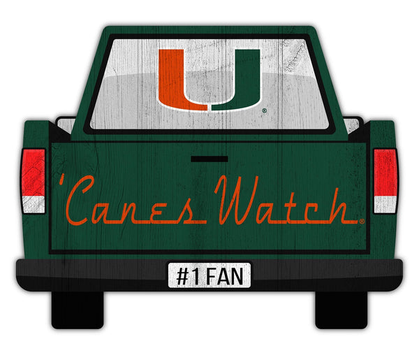 Miami Hurricanes 2014-12" Truck back cutout