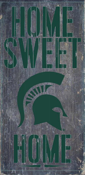 Michigan State Spartans 0653-Home Sweet Home 6x12