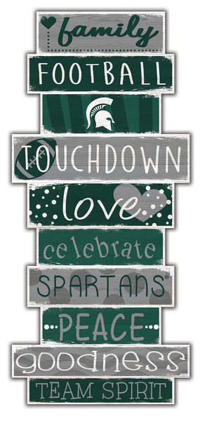 Michigan State Spartans 0928-Celebrations Stack 24in