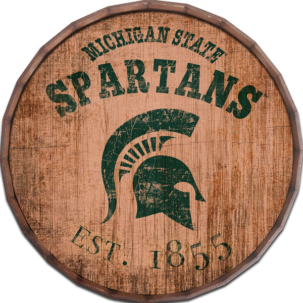 Michigan State Spartans 0938-Est date barrel top 16"