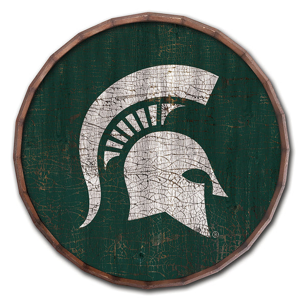 Michigan State Spartans 0939-Cracked Color Barrel Top 16"