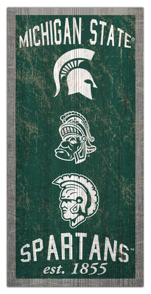 Michigan State Spartans 1011-Heritage 6x12