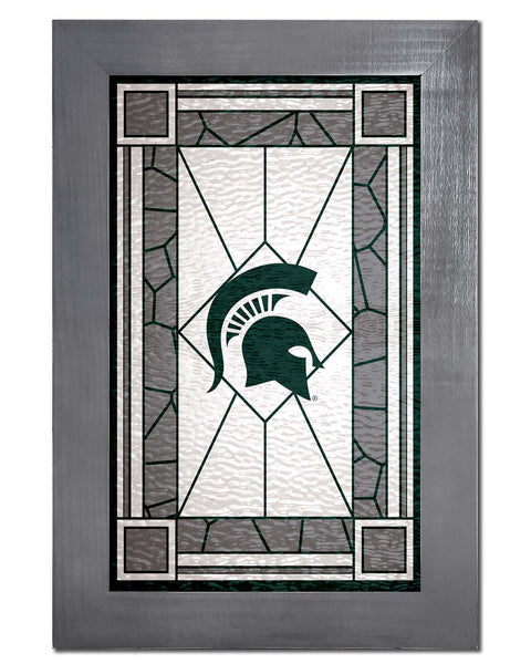 Michigan State Spartans 1017-Stained Glass