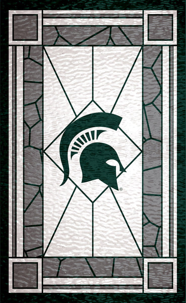 Michigan State Spartans 1017-Stained Glass