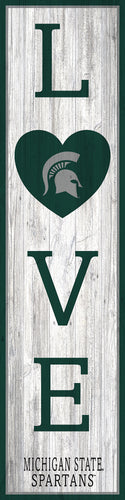 Michigan State Spartans 1026-Love Leaner 24"