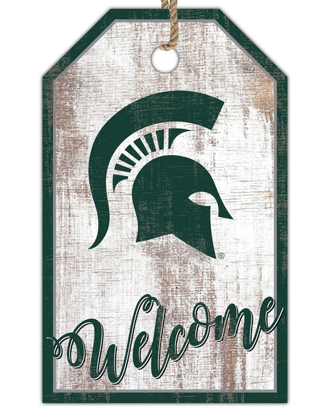 Michigan State Spartans 2012-11X19 Welcome tag
