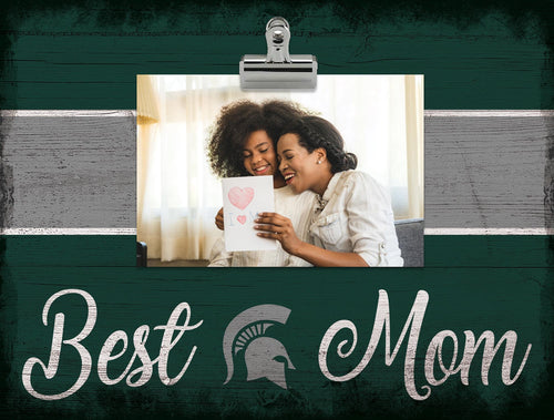 Michigan State Spartans 2017-Best Mom Clip Frame