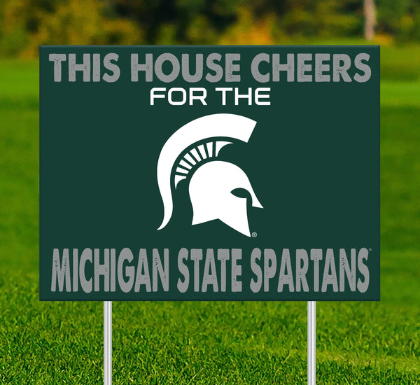 Michigan State Spartans 2033-18X24 This house cheers for yard sign