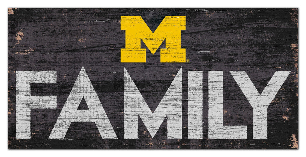 Michigan Wolverines 0731-Family 6x12