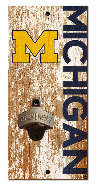 Michigan Wolverines 0979-Bottle Opener 6x12