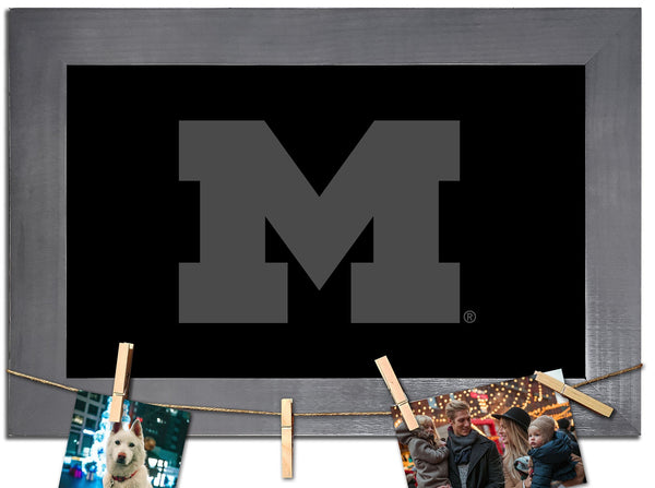 Michigan Wolverines 1016-Blank Chalkboard with frame & clothespins
