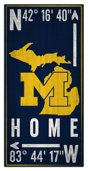 Michigan Wolverines 1034-Coordinate 6x12