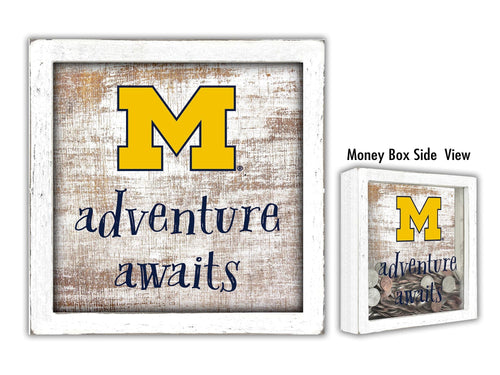 Michigan Wolverines 1061-Adventure Awaits Money Box