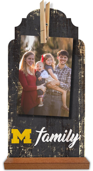 Michigan Wolverines 1063-Family Clothespin 6x12