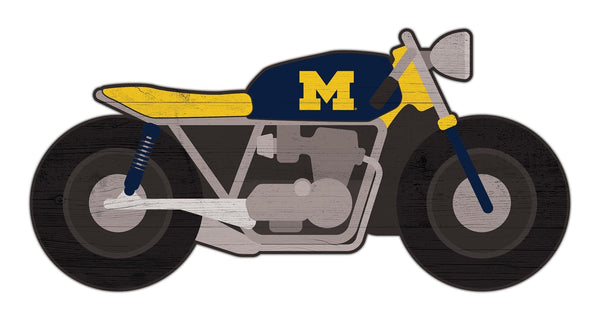 Michigan Wolverines 2008-12" Motorcycle Cutout