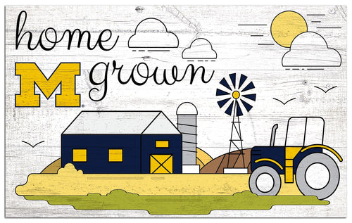 Michigan Wolverines 2010-11X19 Home Grown Sign