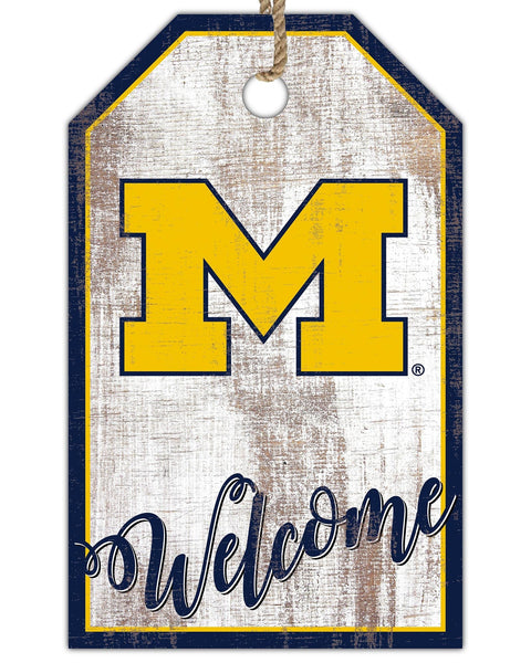 Michigan Wolverines 2012-11X19 Welcome tag