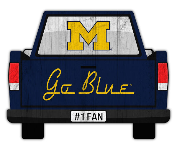 Michigan Wolverines 2014-12" Truck back cutout
