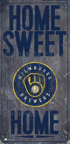 Milwaukee Brewers 0653-Home Sweet Home 6x12