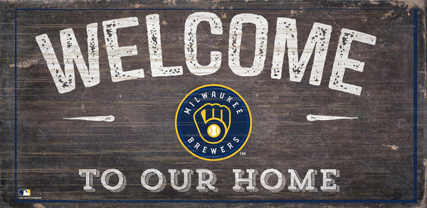 Milwaukee Brewers 0654-Welcome 6x12