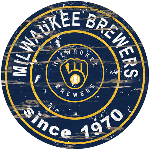 Milwaukee Brewers 0659-Established Date Round