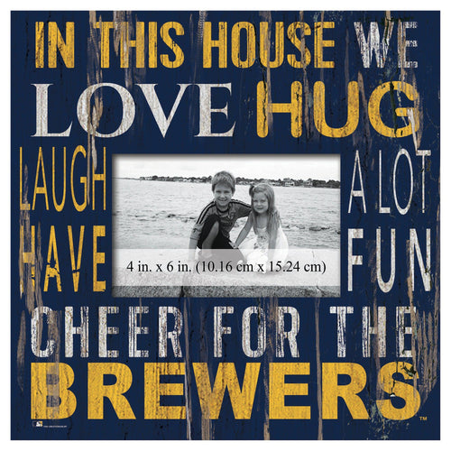 Milwaukee Brewers 0734-In This House 10x10 Frame