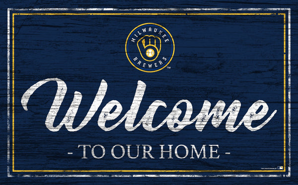 Milwaukee Brewers 0977-Welcome Team Color 11x19