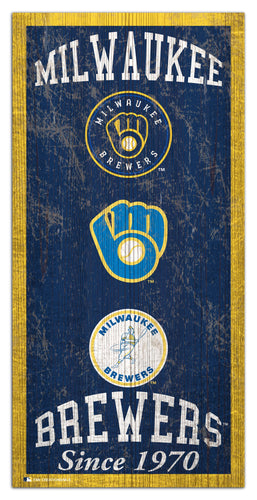 Milwaukee Brewers 1011-Heritage 6x12