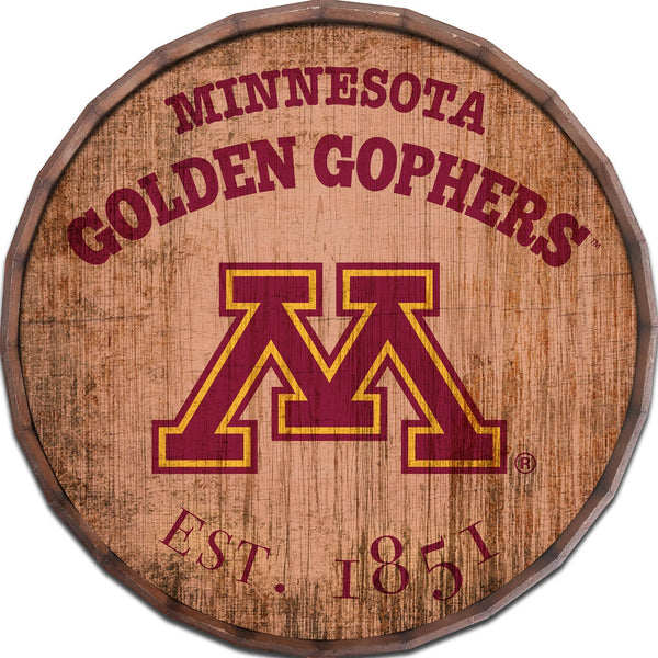 Minnesota Golden Gophers 0938-Est date barrel top 16"