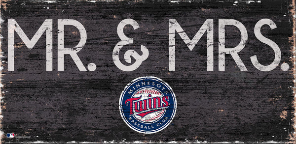 Minnesota Twins 0732-Mr. and Mrs. 6x12