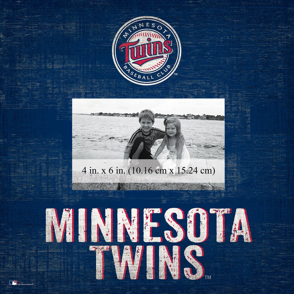 Minnesota Twins 0739-Team Name 10x10 Frame