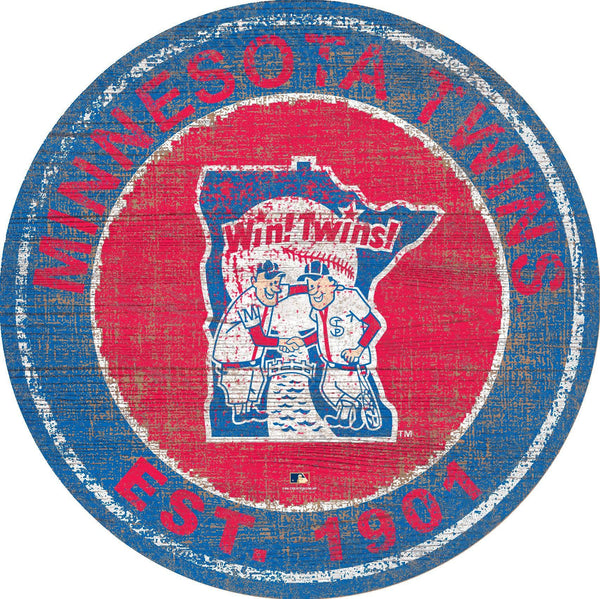 Minnesota Twins 0744-Heritage Logo Round