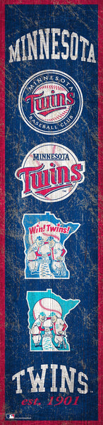 Minnesota Twins 0787-Heritage Banner 6x24