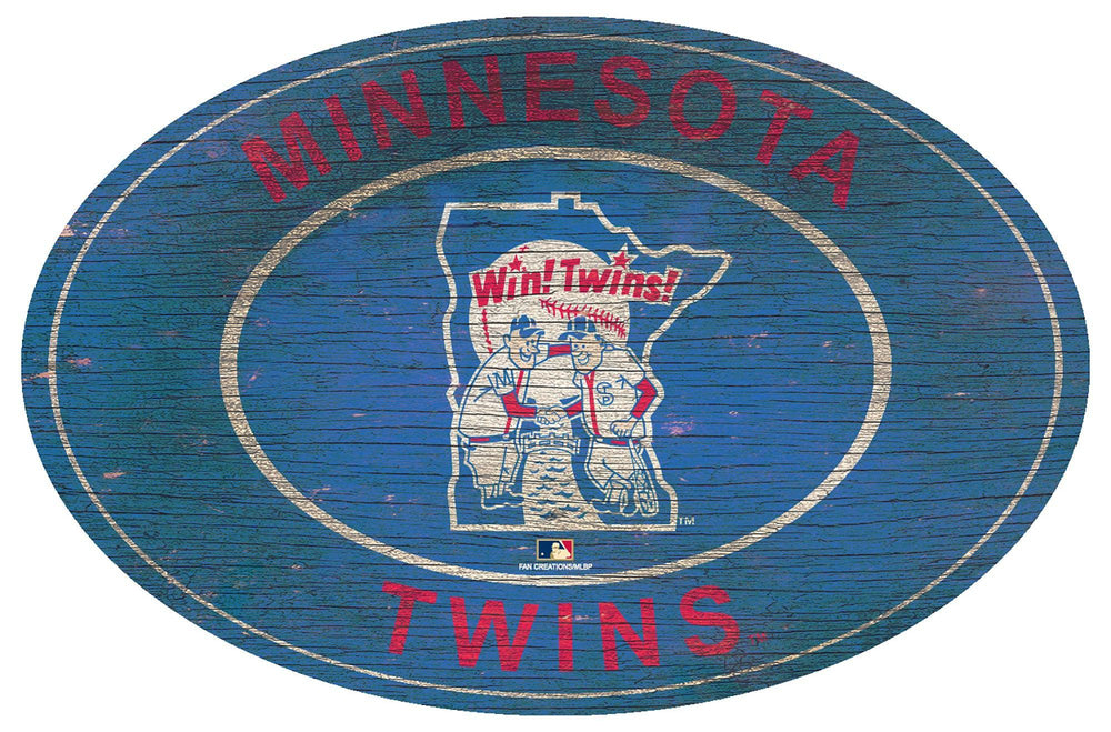 Minnesota Twins 0801-46in Heritage Logo Oval