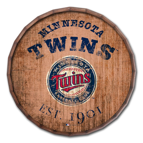 Minnesota Twins 0938-Est date barrel top 16"