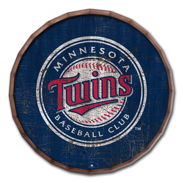 Minnesota Twins 0939-Cracked Color Barrel Top 16"