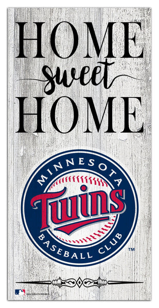 Minnesota Twins 2025-6X12 Whitewashed Home Sweet Home Sign